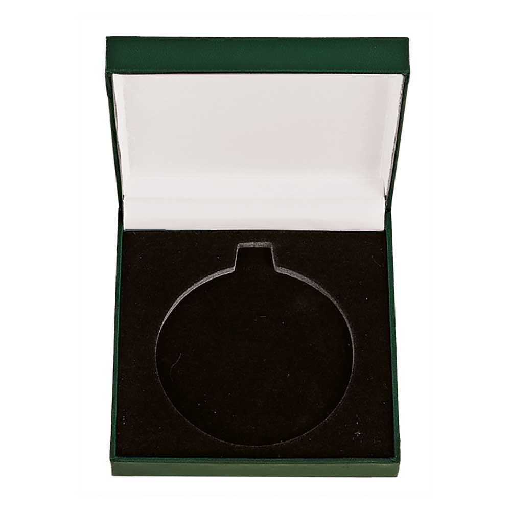 Classic Leatherette Medal Box Green