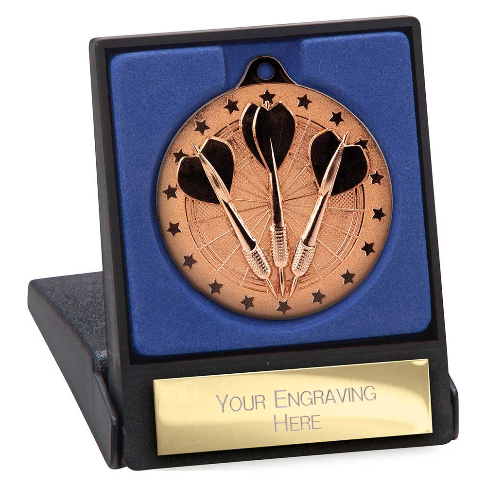 Cascade Stars Darts Medal & Box