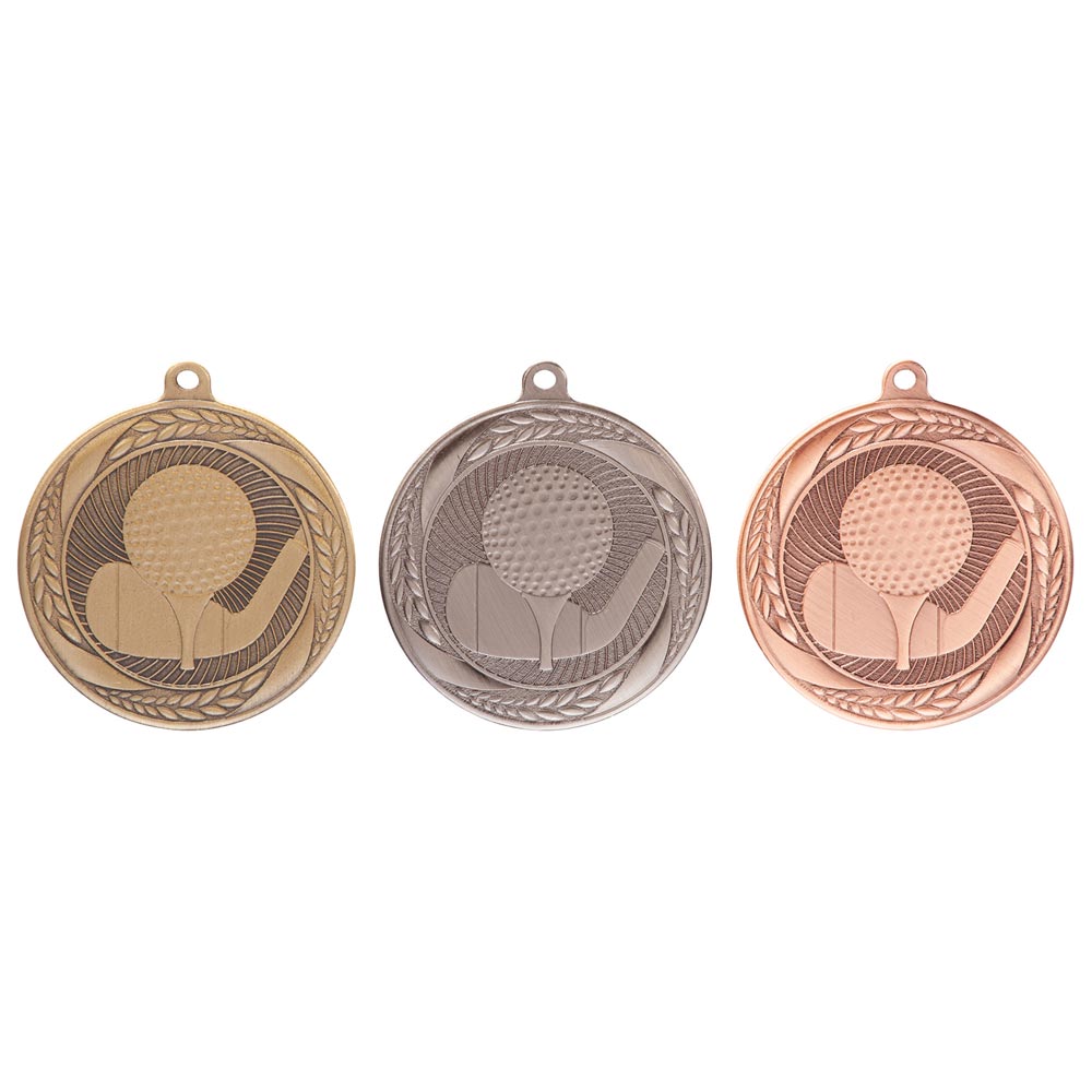 Typhoon Golf Medal - Medals - Prudhoe Rosettes