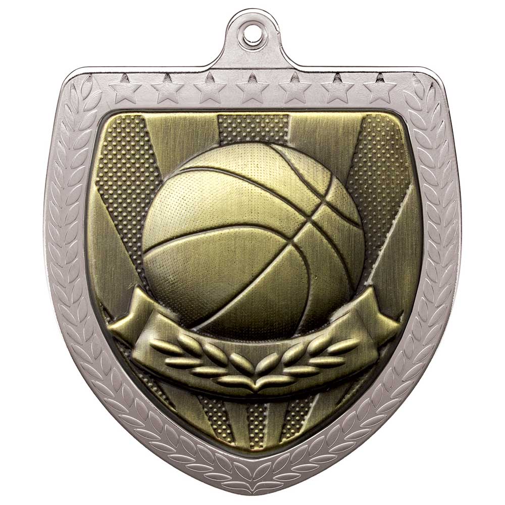 Cobra Basketball Shield Medal