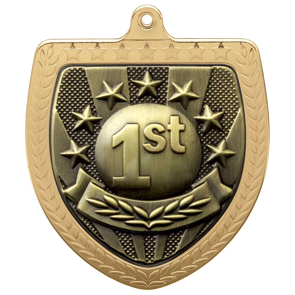 Cobra 1st Place Shield Medal - Medals - Prudhoe Rosettes