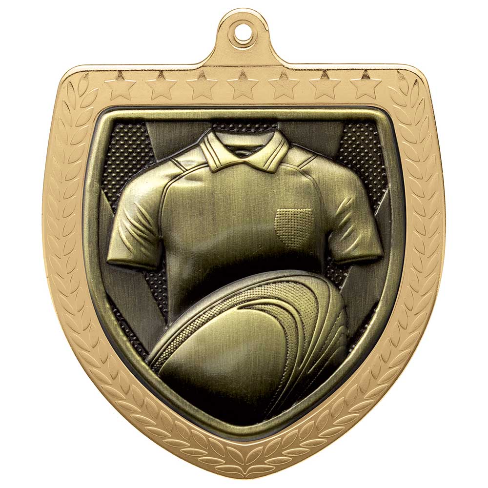 Cobra Rugby Shirt & Ball Shield Medal