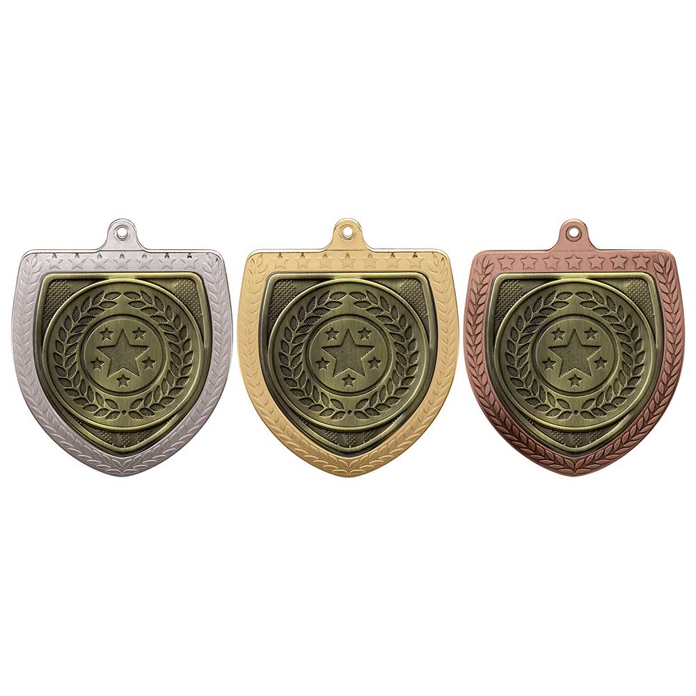 Cobra Multi-Sport Shield Medal - Medals - Prudhoe Rosettes
