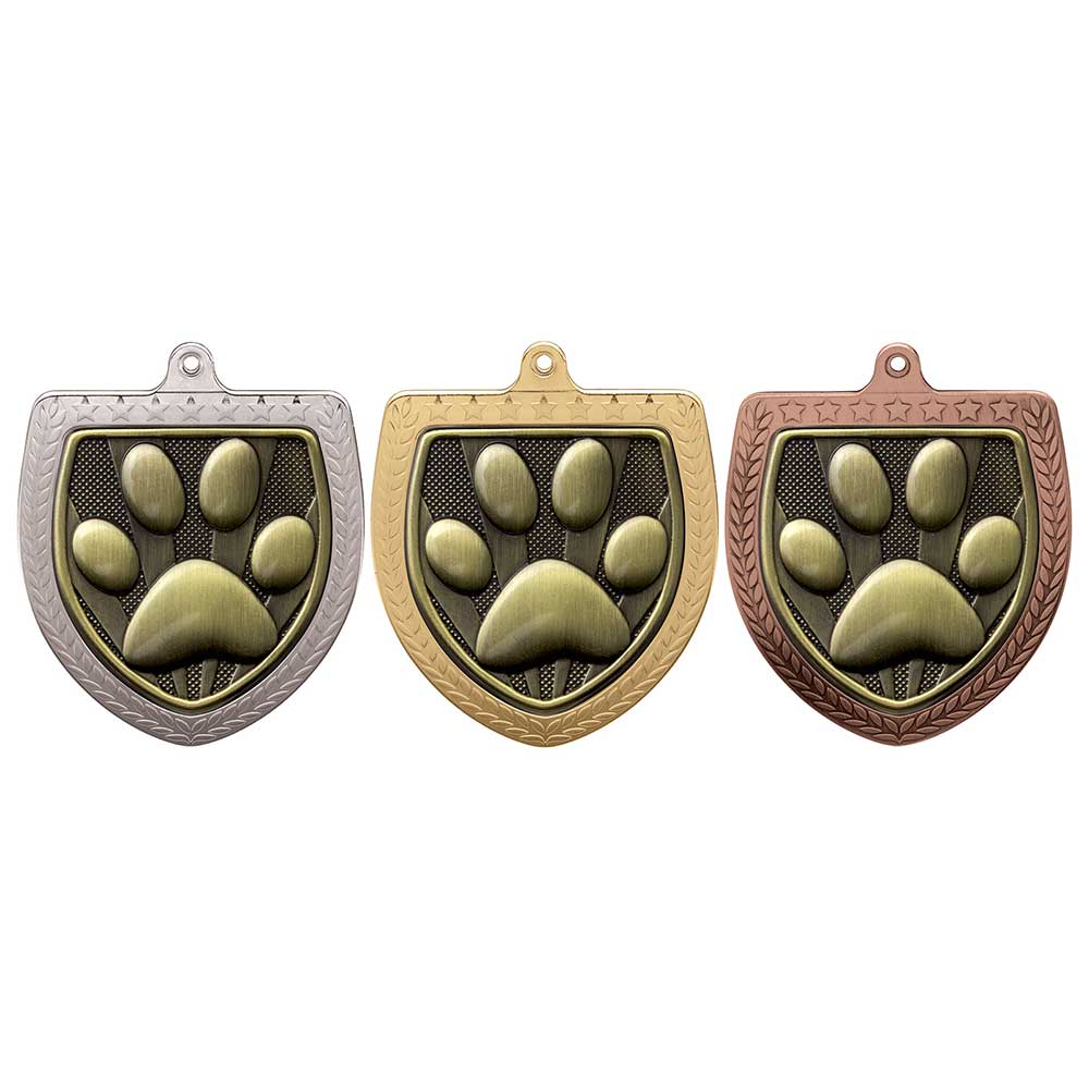 Cobra Dog Obedience Shield Medal - Medals - Prudhoe Rosettes