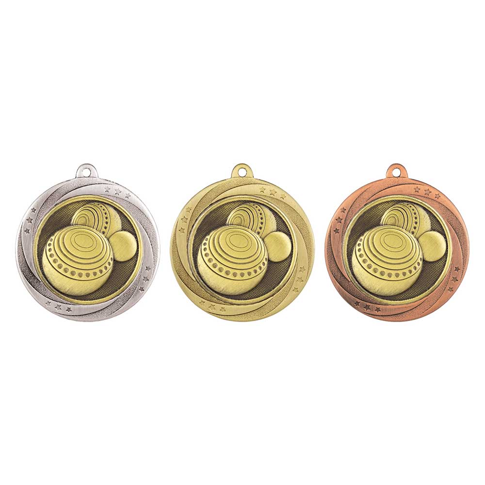 Superstar Lawn Bowls Medal - Medals - Prudhoe Rosettes