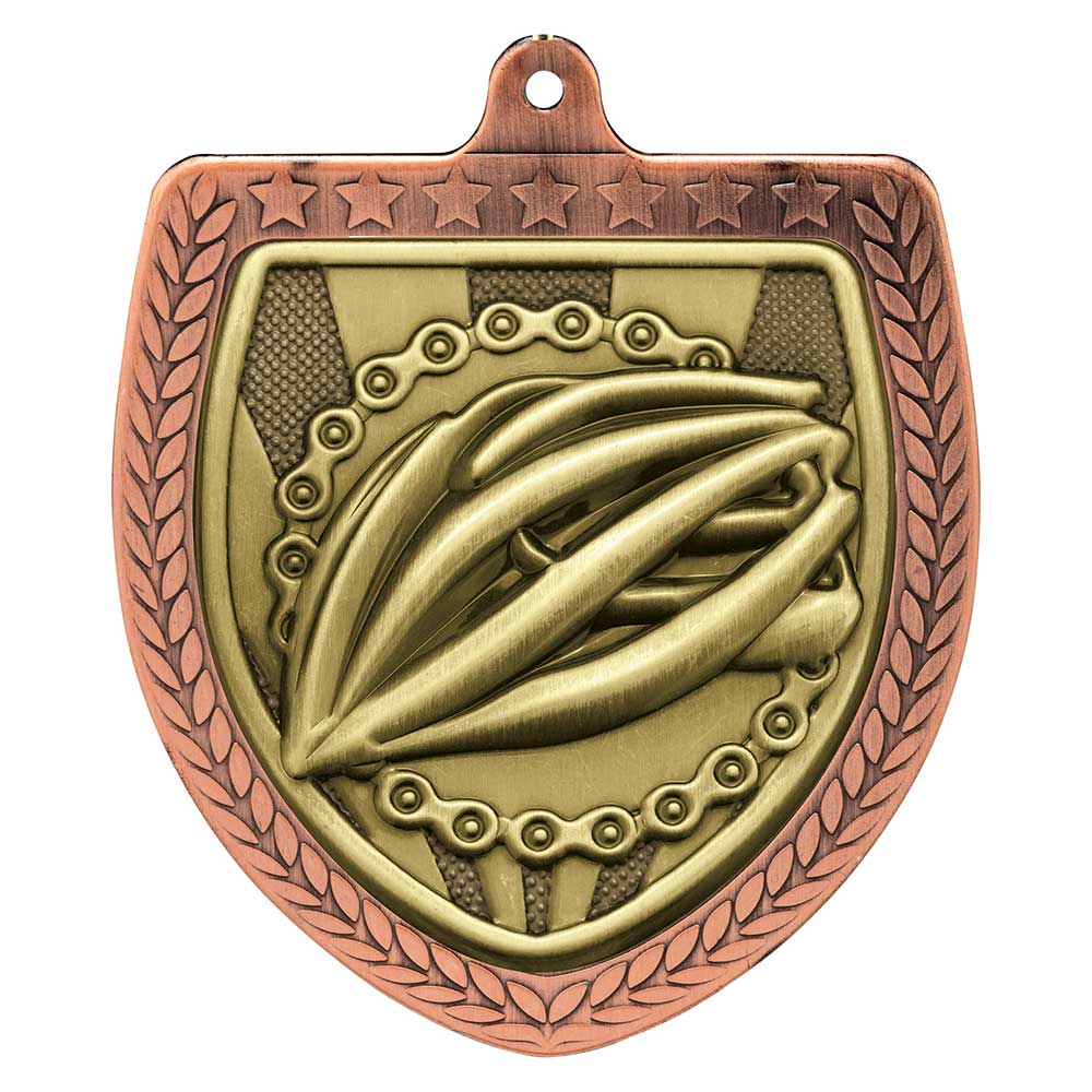 Cobra Cycling Shield Medal