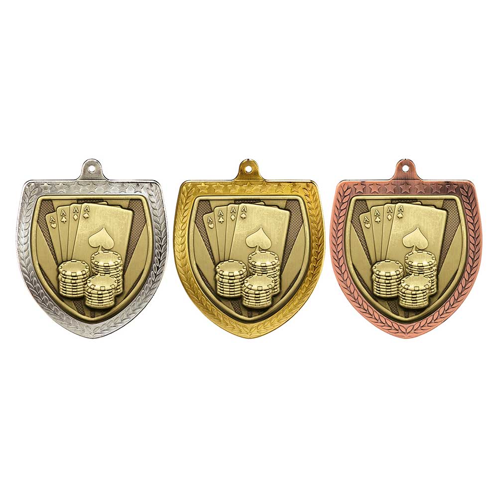 Cobra Cards Shield Medal - Medals - Prudhoe Rosettes