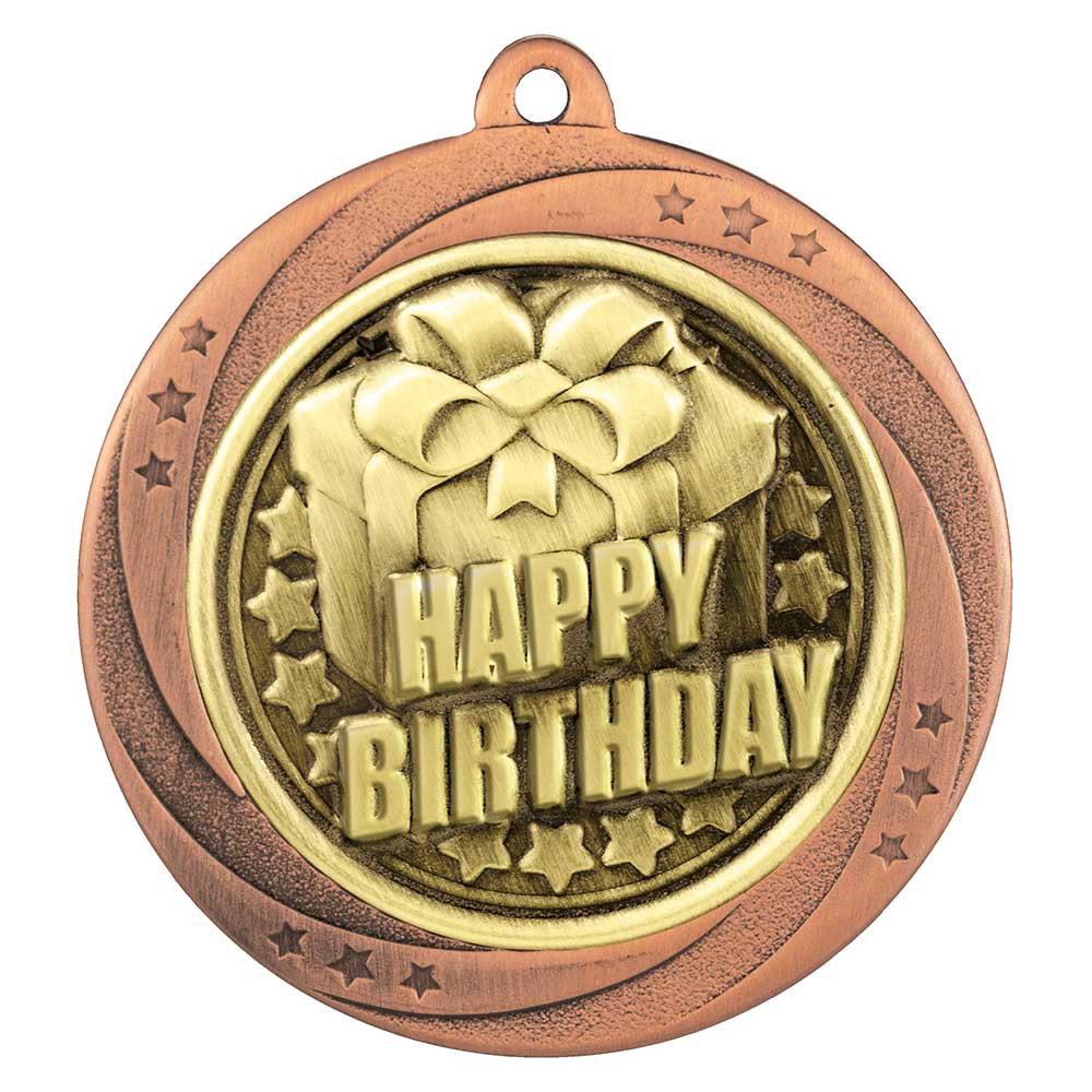 Superstar Happy Birthday Medal