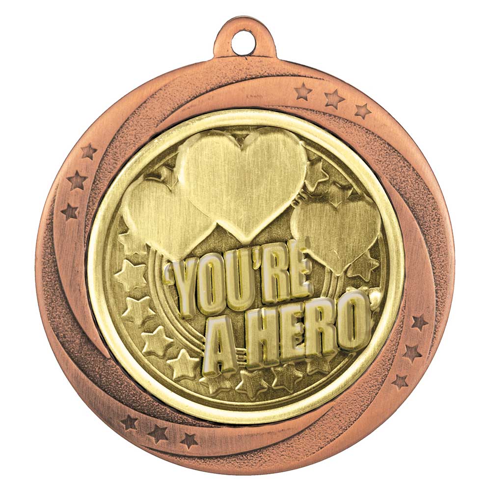 Superstar You're a Hero Medal