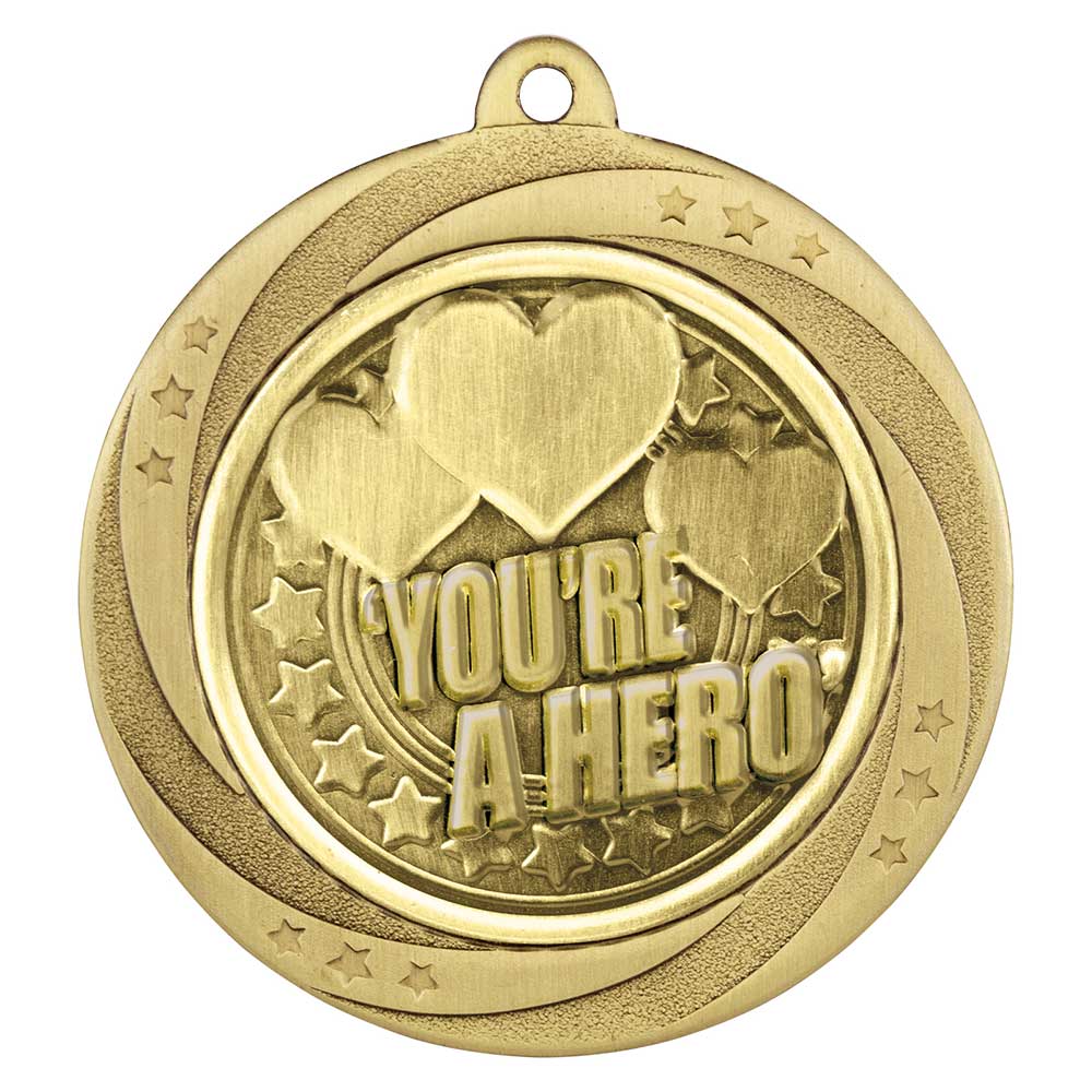 Superstar You're a Hero Medal
