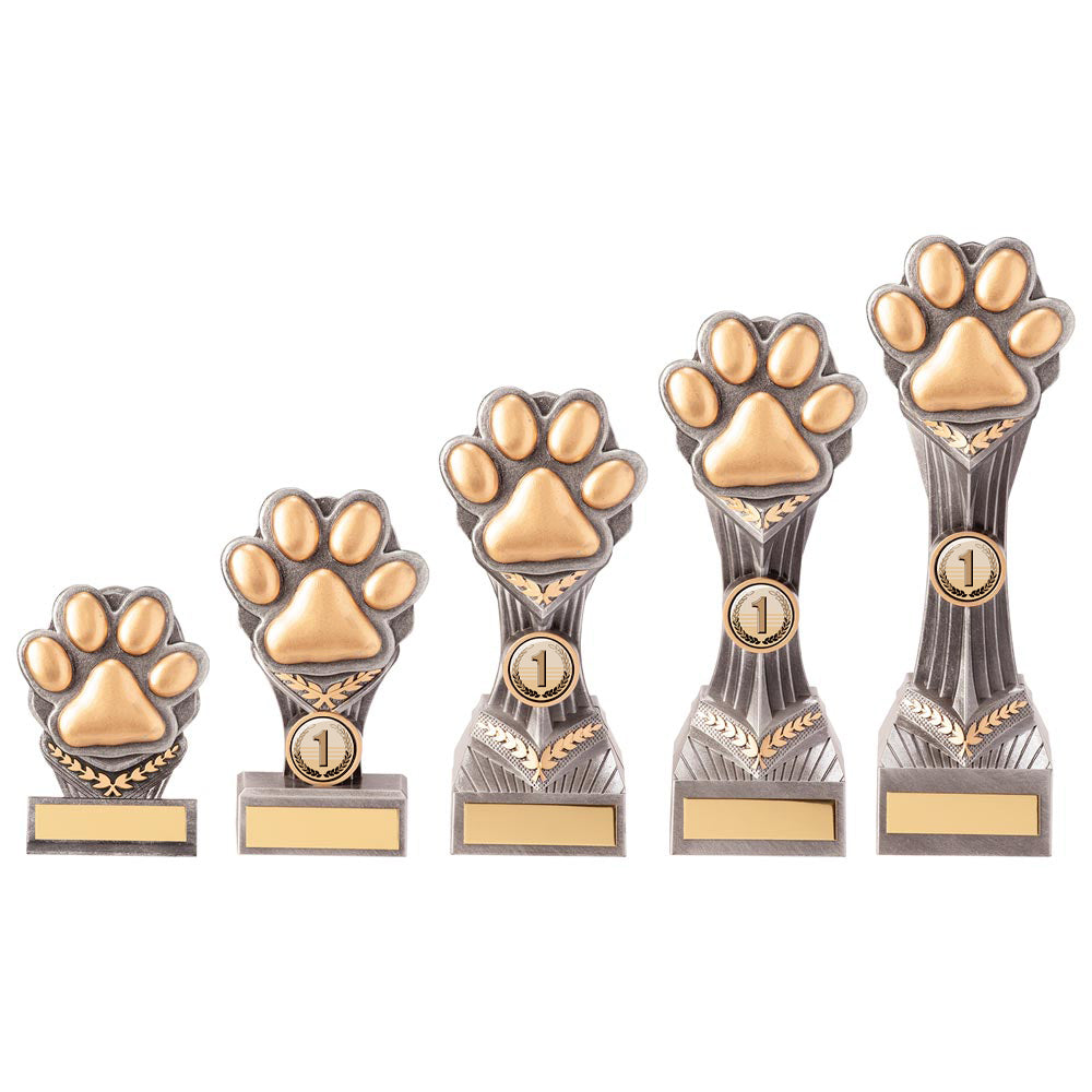 Falcon Dog Paw Award - Trophies - Prudhoe Rosettes
