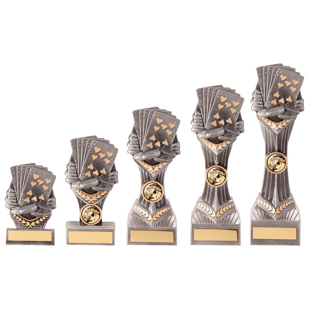 Falcon Poker Cards Award - Trophies - Prudhoe Rosettes