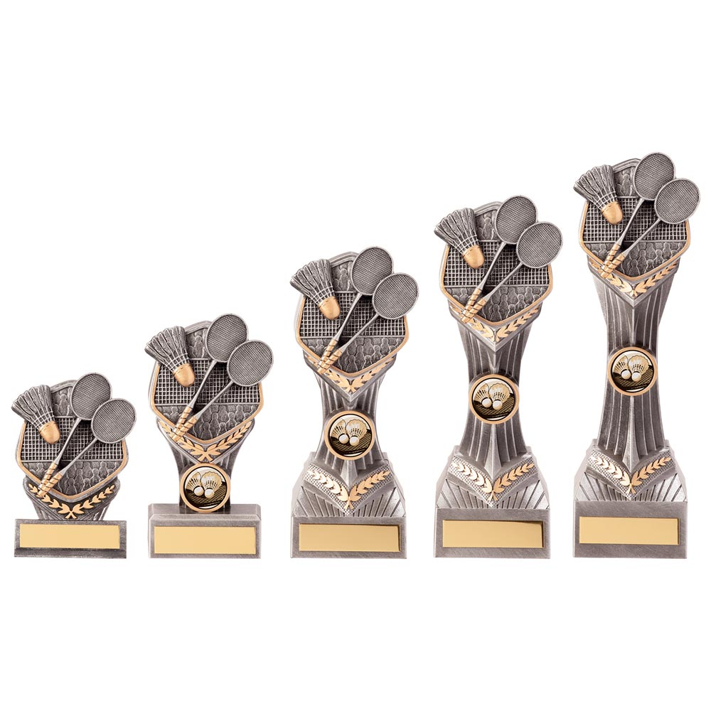 Falcon Badminton Award - Trophies - Prudhoe Rosettes