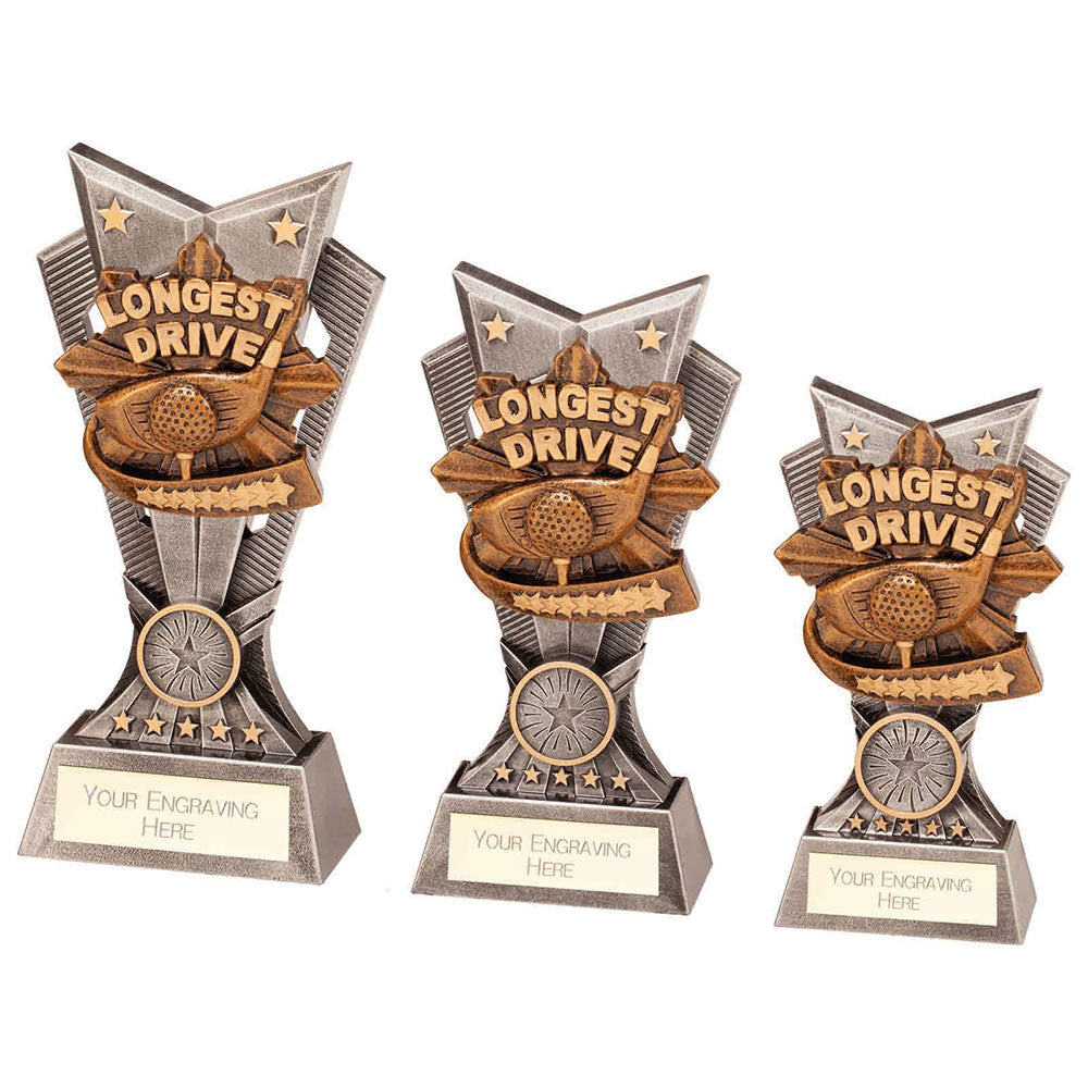 Spectre Golf Longest Drive Award - Trophies - Prudhoe Rosettes