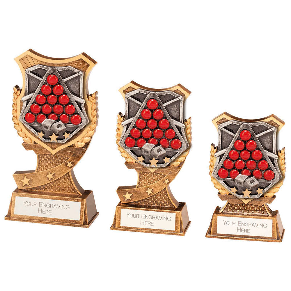 Titan Snooker Award - Trophies - Prudhoe Rosettes