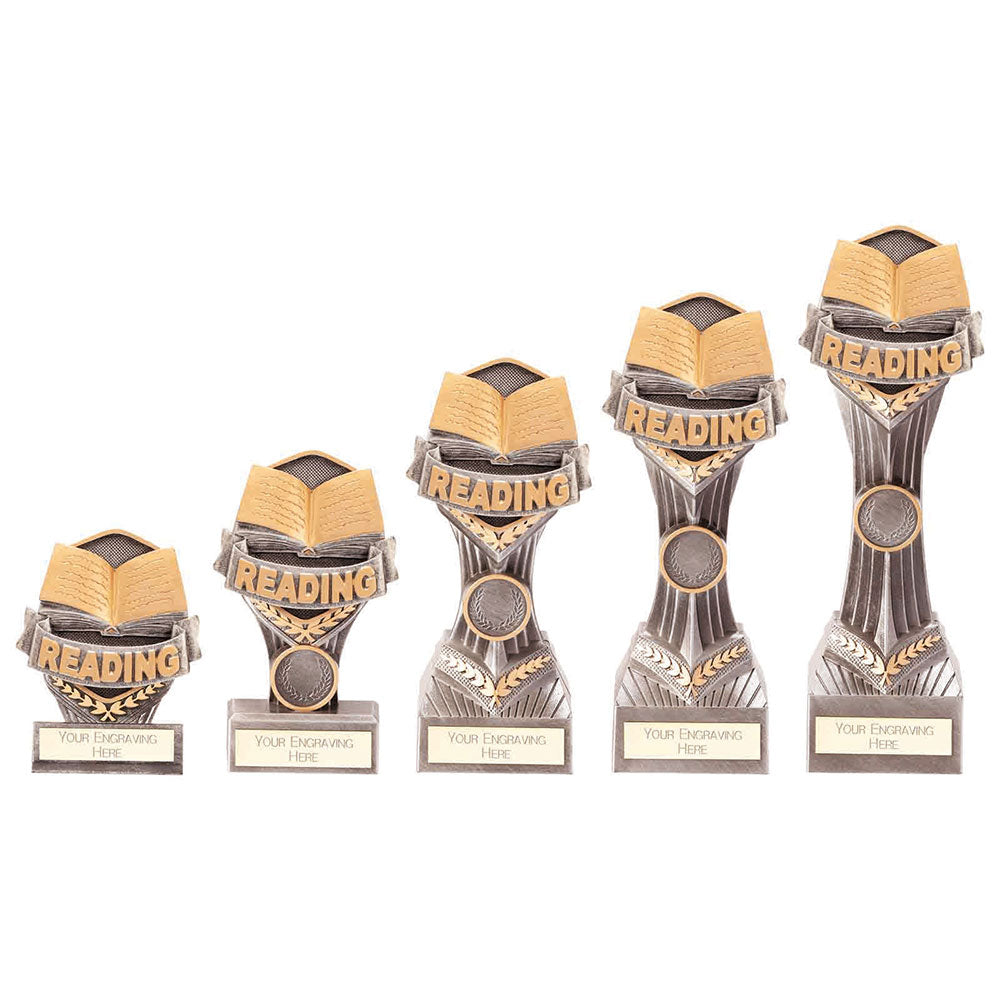 Falcon School Reading Award - Trophies - Prudhoe Rosettes