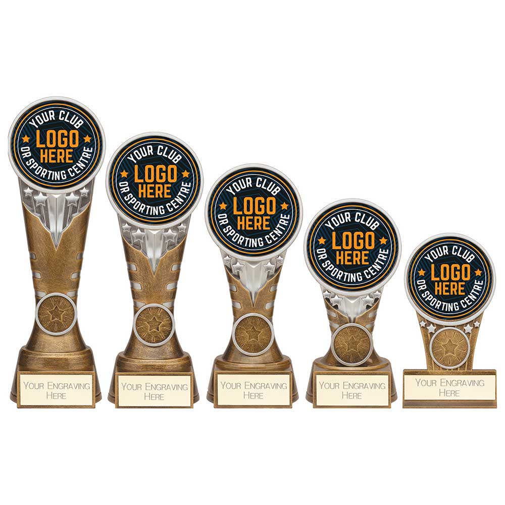 Ikon Award Antique Silver & Gold - Trophies - Prudhoe Rosettes