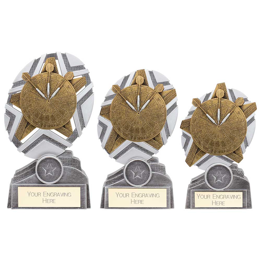 The Stars Darts Plaque Award - Trophies - Prudhoe Rosettes