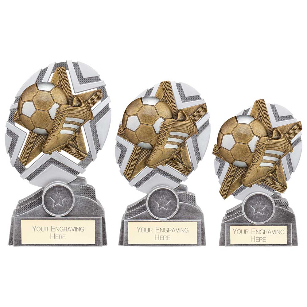 The Stars Football Plaque Award - Trophies - Prudhoe Rosettes