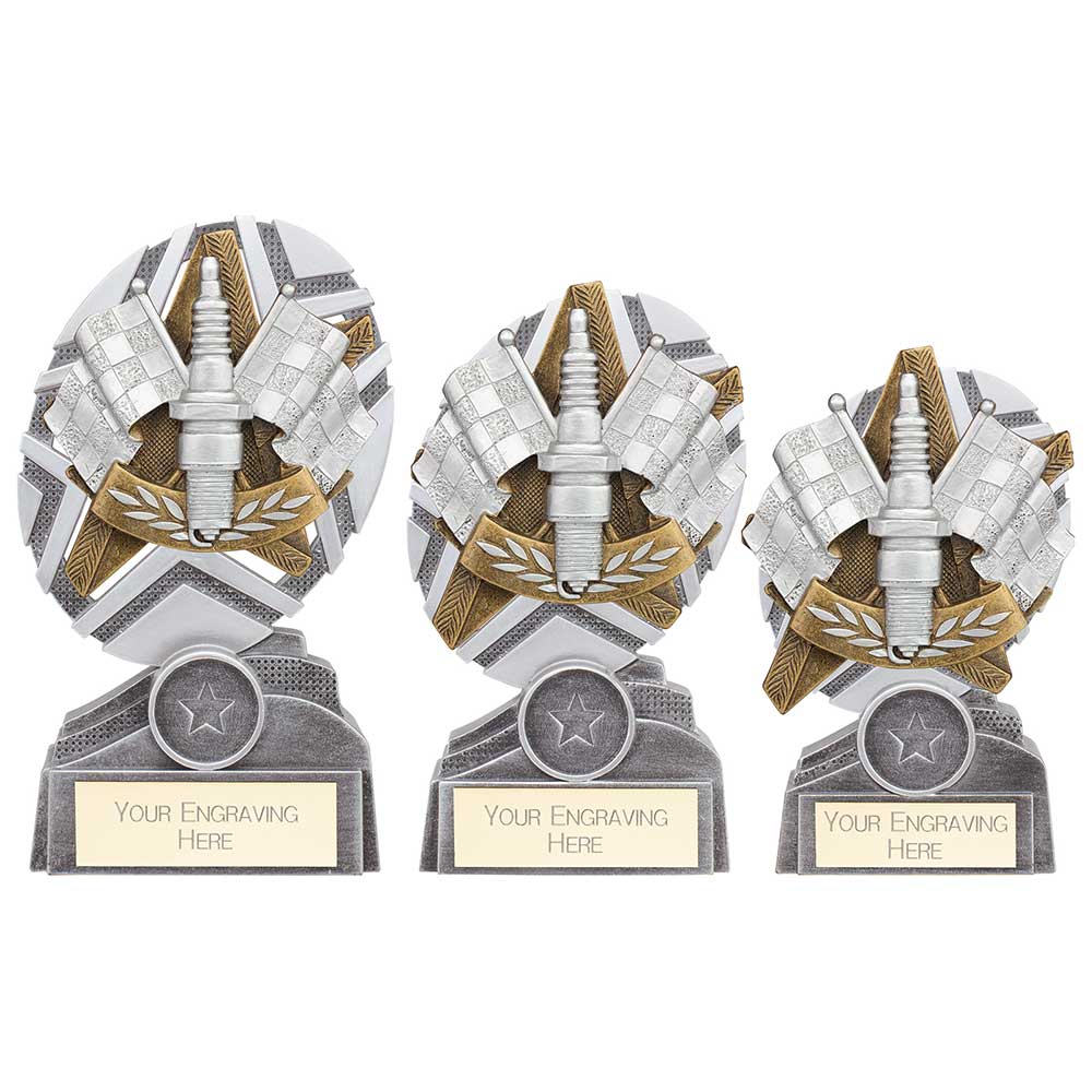 The Stars Motorsport Spark Plaque Award - Trophies - Prudhoe Rosettes