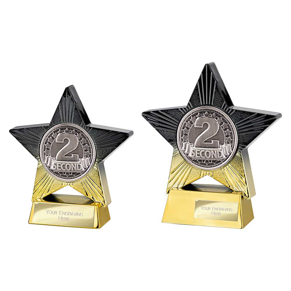 Superstar 2nd Place Award - Trophies - Prudhoe Rosettes