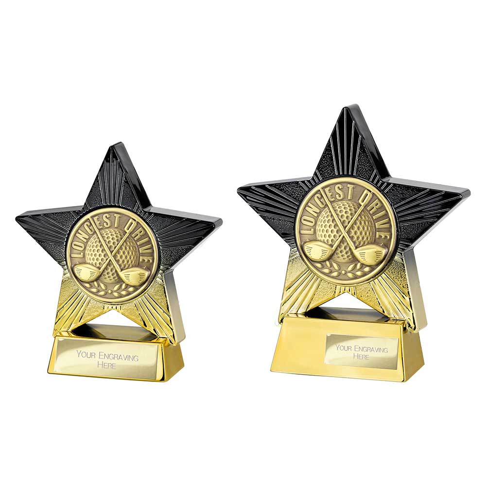 Superstar Longest Drive Award - Trophies - Prudhoe Rosettes