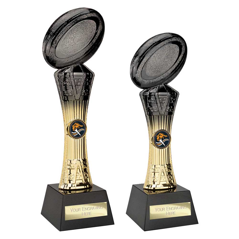 Extreme Rugby Award Carbon Black & Gold