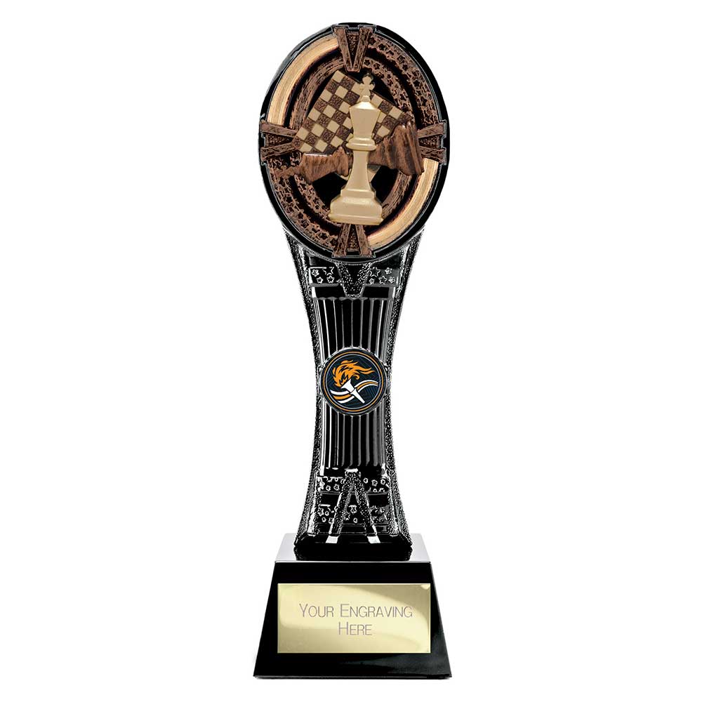 Maverick Extreme Tower Chess Award Black & Antique Bronze