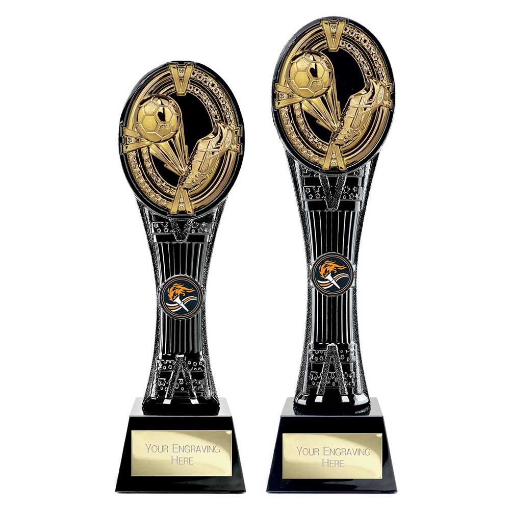 Maverick Extreme Tower Football Award Black & Fusion Gold