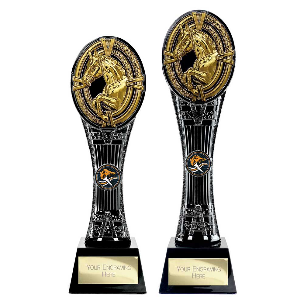 Maverick Extreme Tower Equestrian Award Black & Fusion Gold