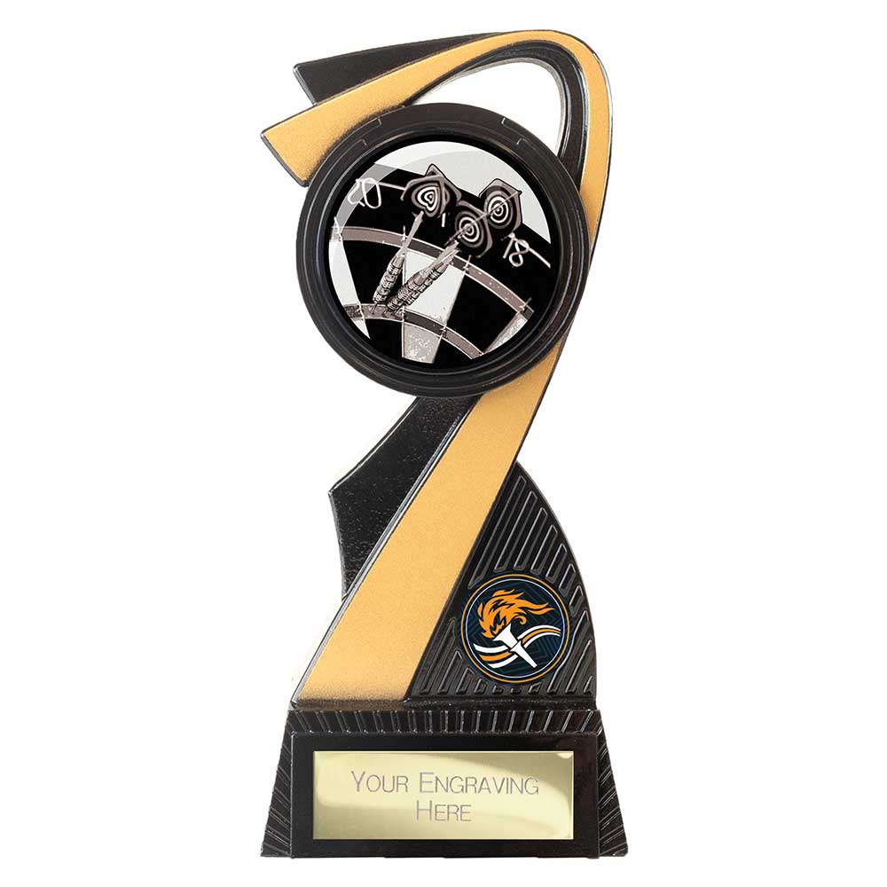 Mania Tower Darts Award Carbon Black & Gold