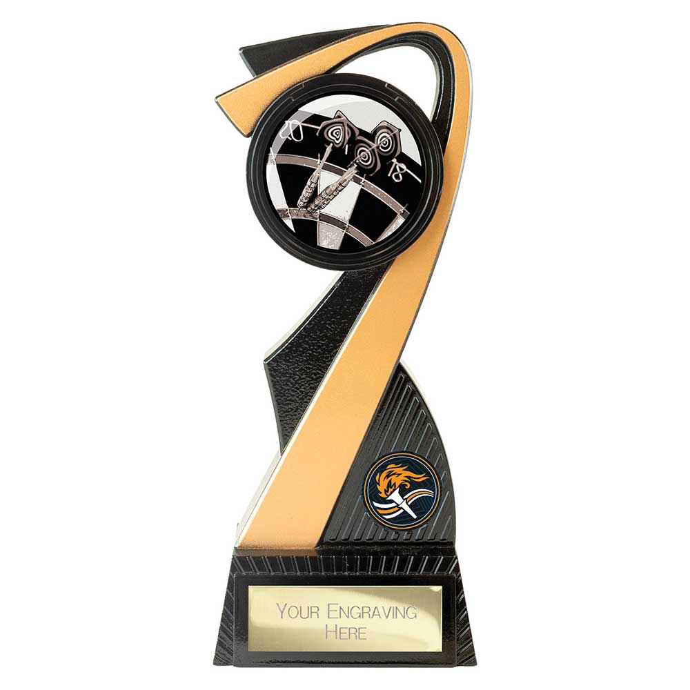 Mania Tower Darts Award Carbon Black & Gold
