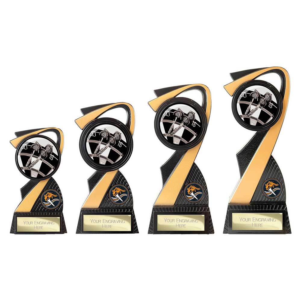 Mania Tower Darts Award Carbon Black & Gold