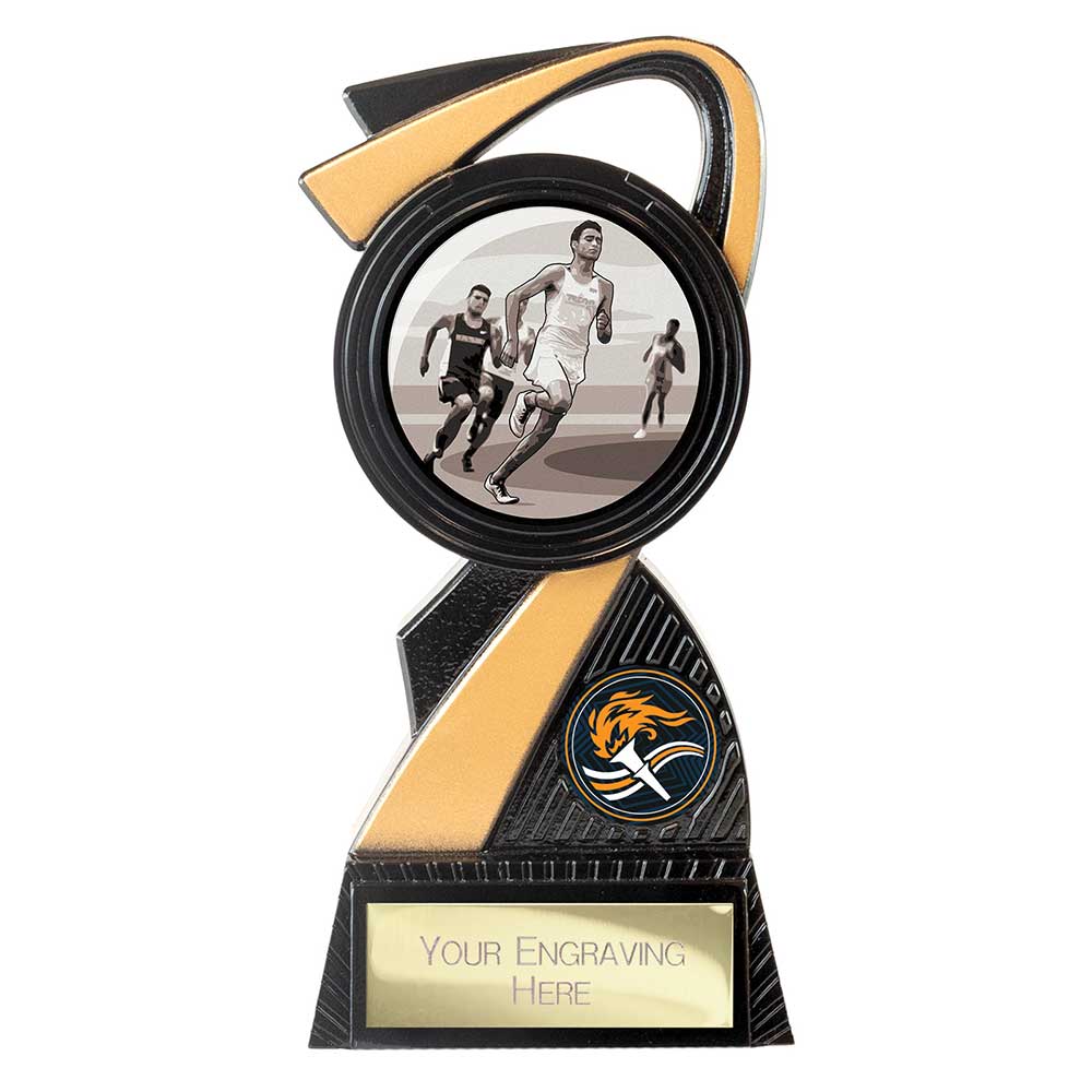 Mania Tower Running Award Carbon Black & Gold