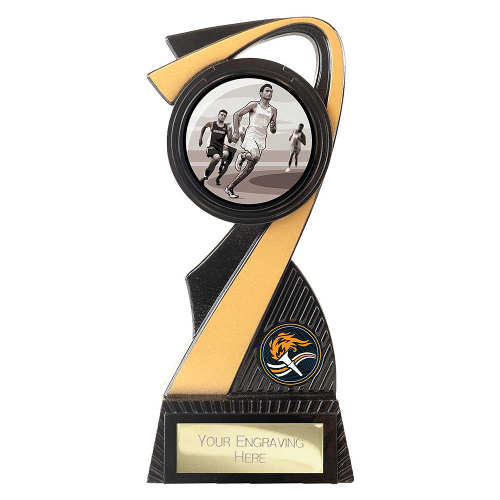 Mania Tower Running Award Carbon Black & Gold