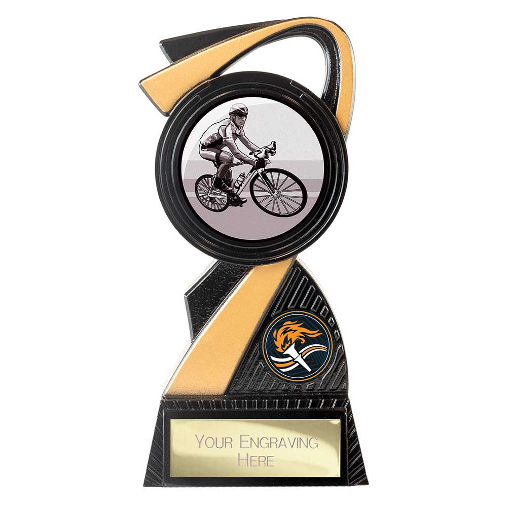 Mania Tower Cycling Award Carbon Black & Gold