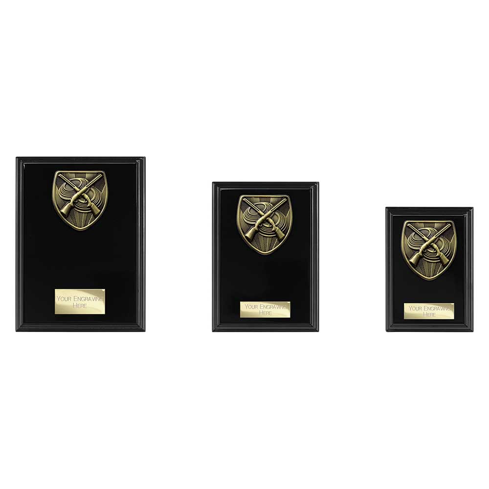 Cobra Plaque Clay Pigeon Shooting Award - Trophies - Prudhoe Rosettes
