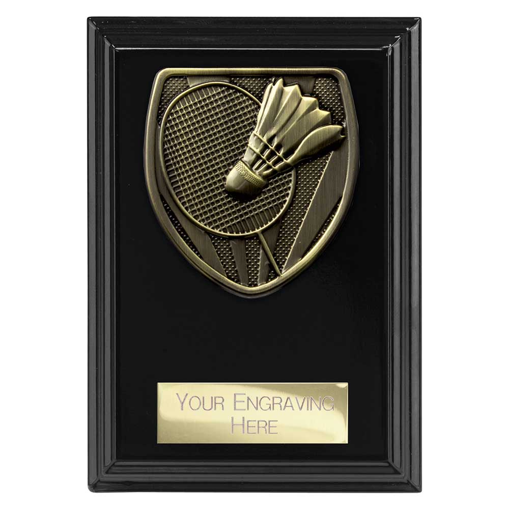 Cobra Plaque Badminton Award