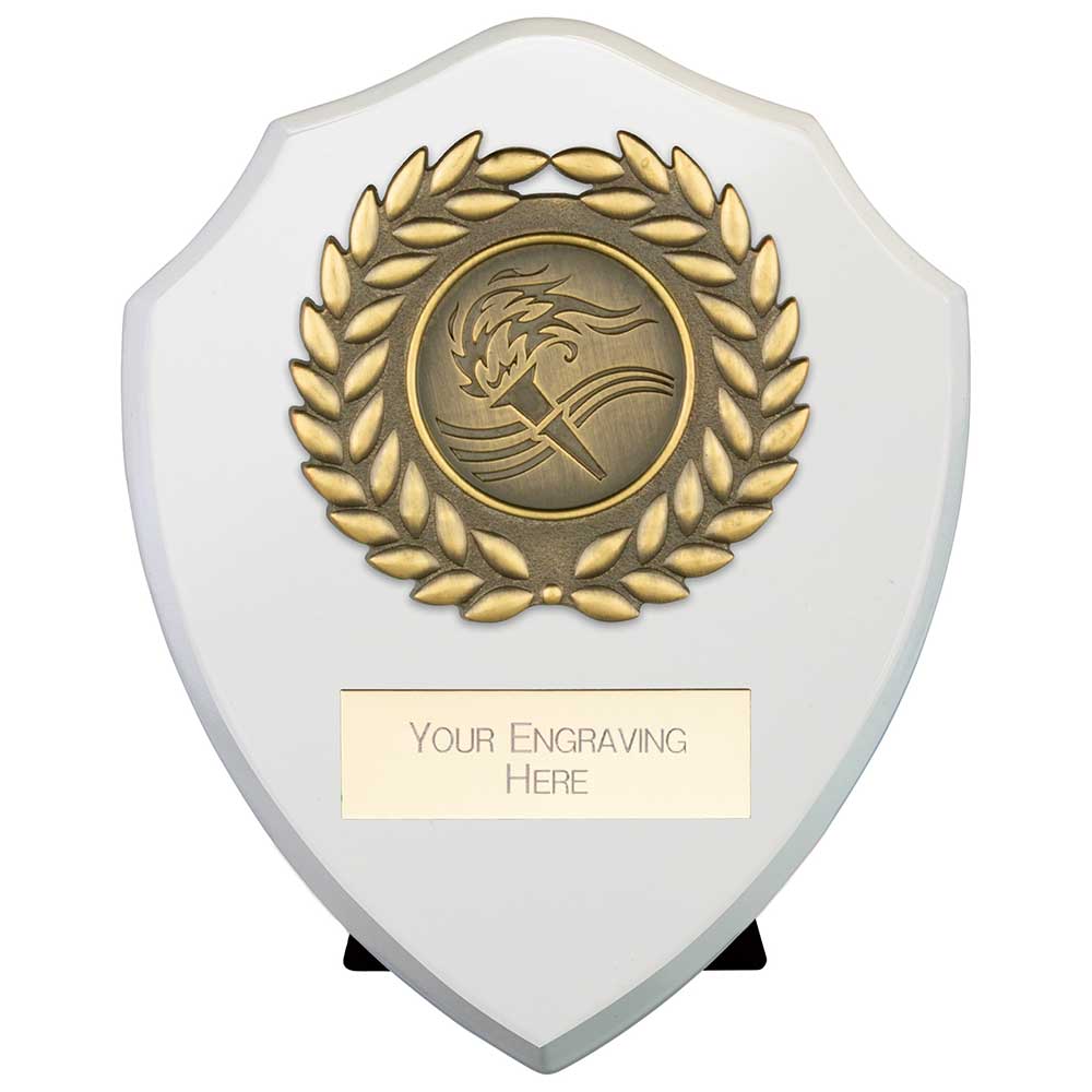 Reward Wreath Shield Arctic White