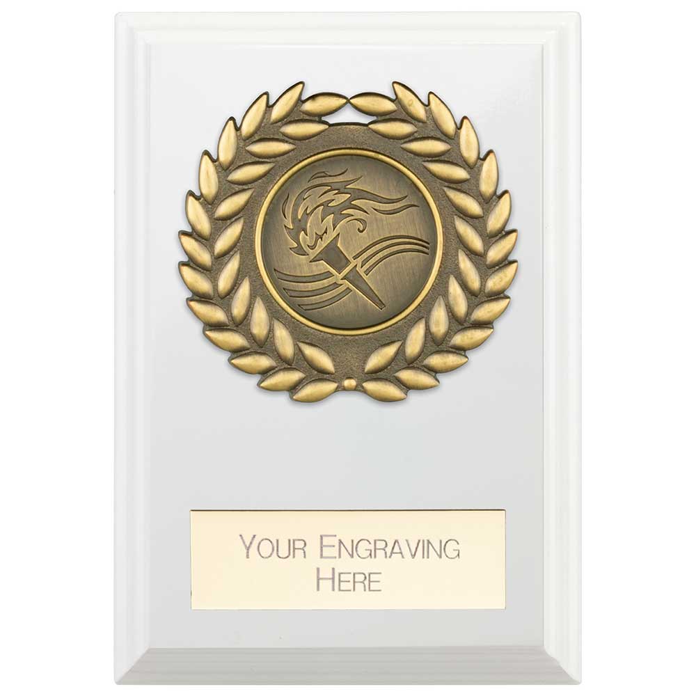 Reward Wreath Plaque Arctic White