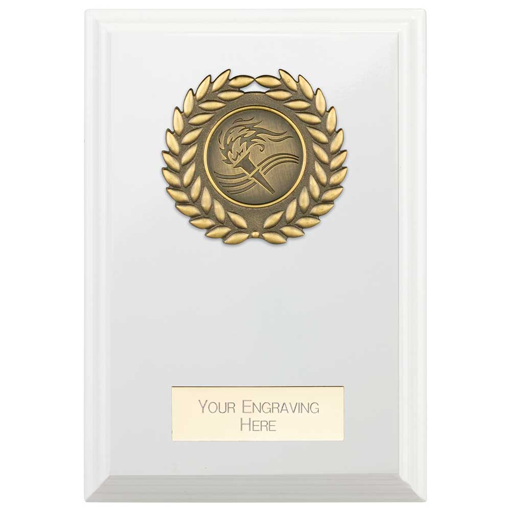 Reward Wreath Plaque Arctic White