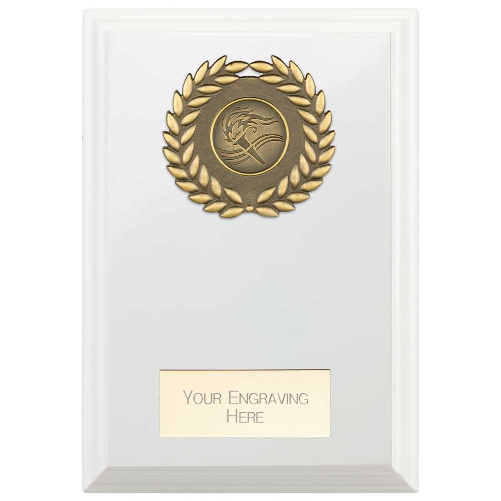 Reward Wreath Plaque Arctic White