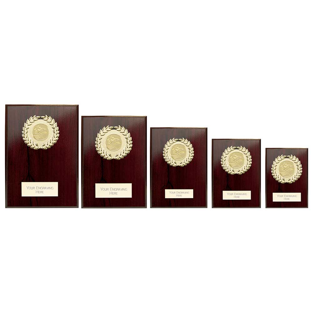 Reward Wreath Plaque Cracked Cherry - Trophies - Prudhoe Rosettes