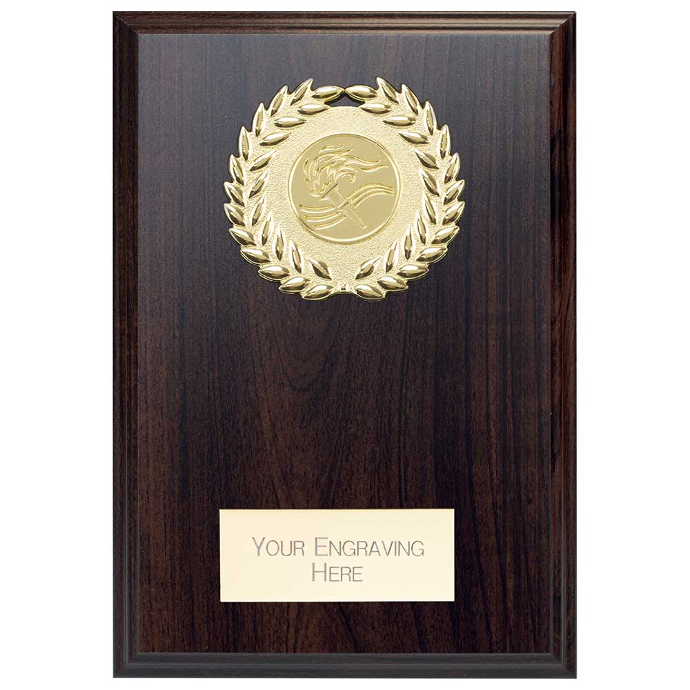 Reward Wreath Plaque Mahogany
