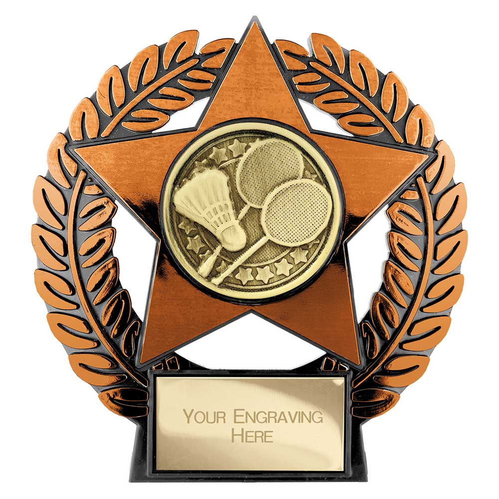 Emperor Star Badminton Plaque