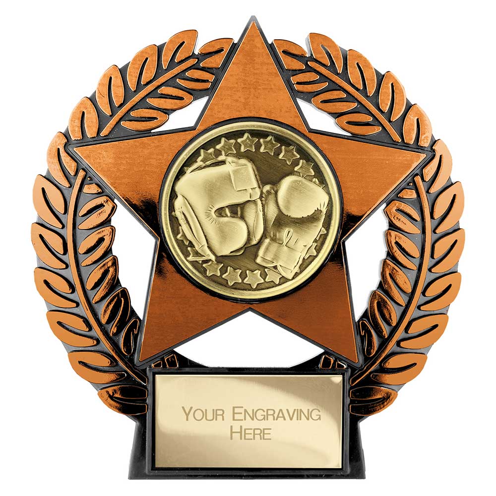 Emperor Star Boxing Plaque Bronze