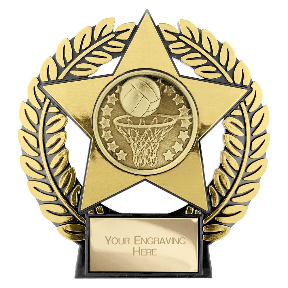 Emperor Star Netball Plaque
