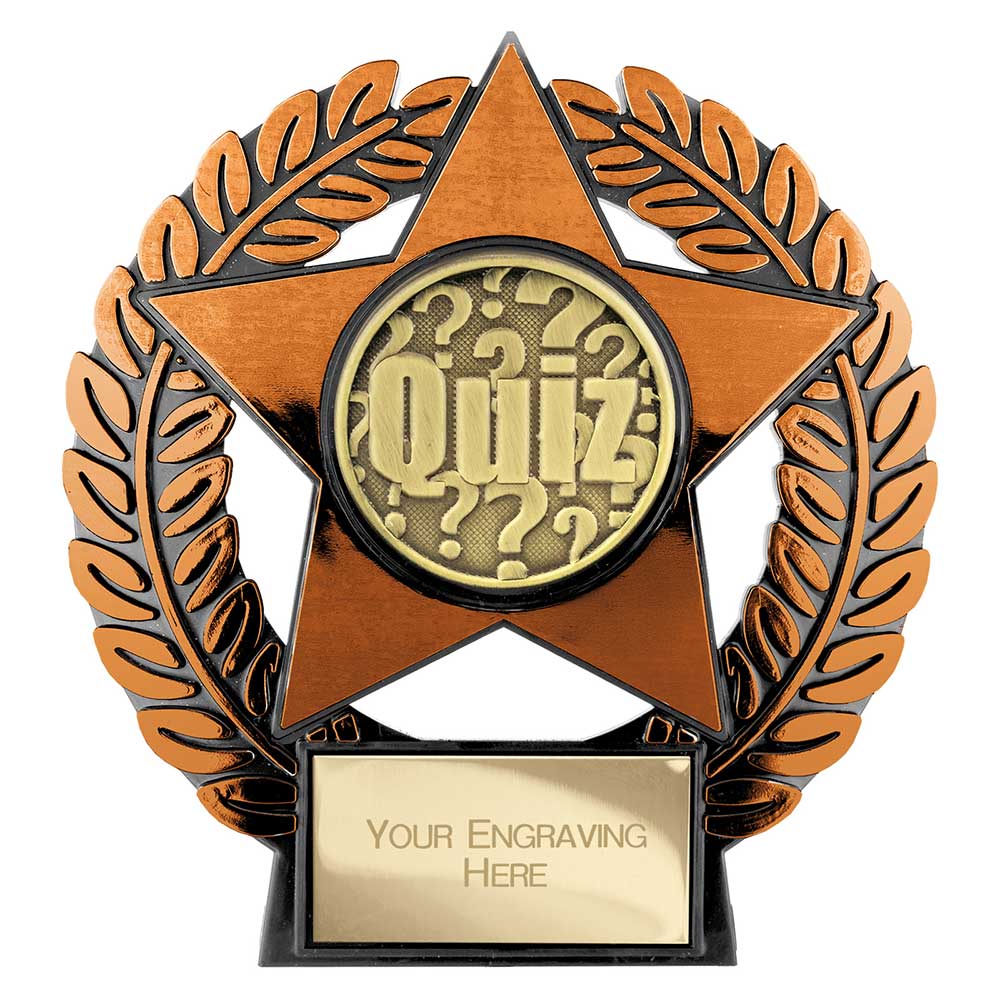 Emperor Star Quiz Plaque Bronze 120mm
