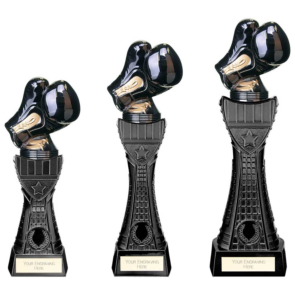 Black Viper Boxing Tower - Trophies - Prudhoe Rosettes