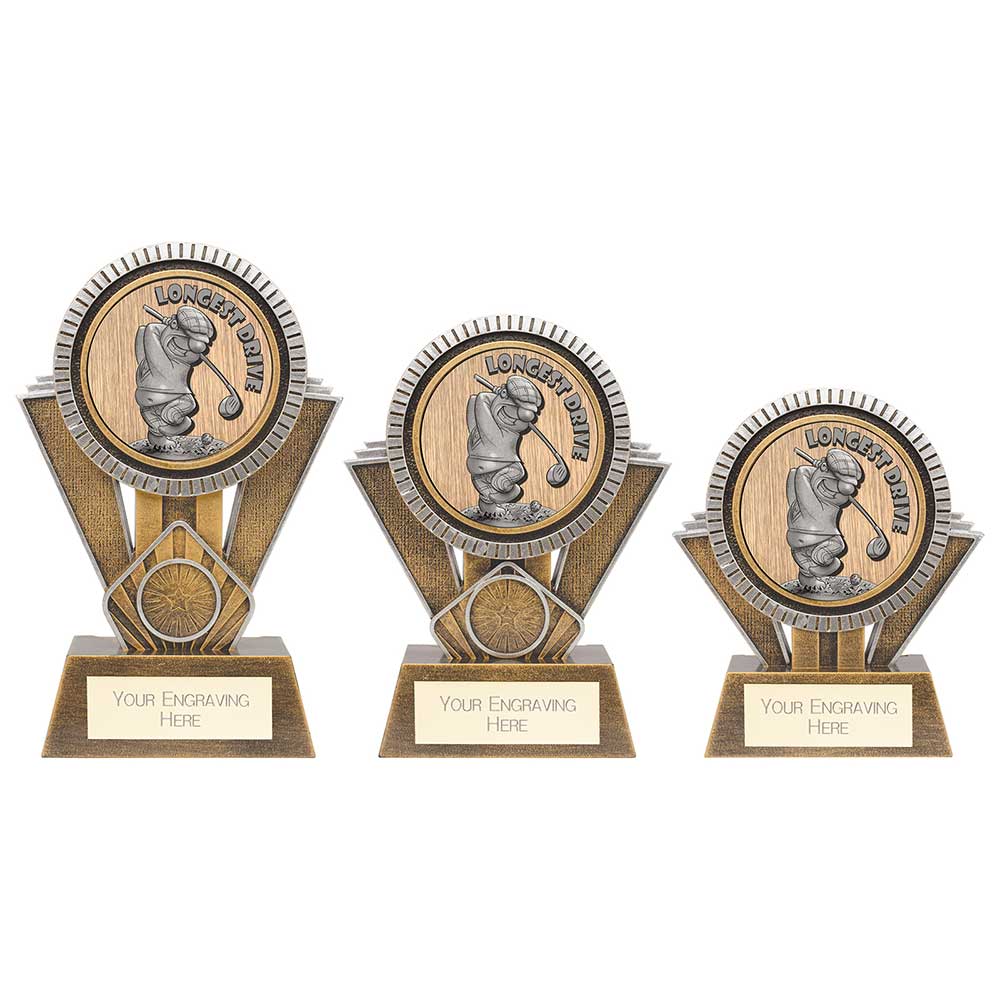 Apex Goof Balls Longest Drive Award - Trophies - Prudhoe Rosettes